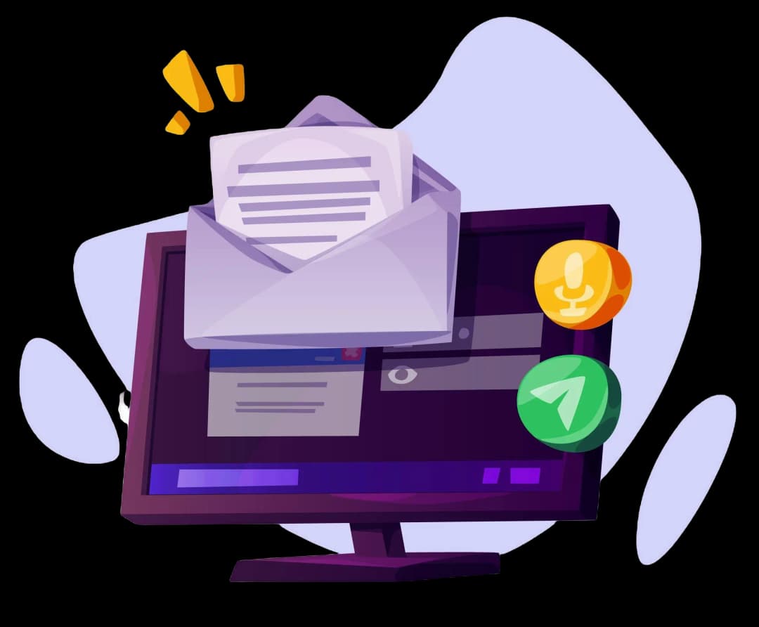 Mail and communication illustration